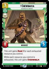 Chewbacca - Resourceful Wookiee - Homeworlds - Star Wars: Unlimited card