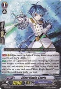 Silent Ripple, Sotirio - BT11: Seal Dragons Unleashed - Cardfight Vanguard card