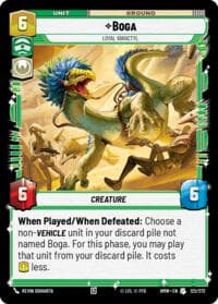 Boga - Loyal Varactyl - Homeworlds - Star Wars: Unlimited card