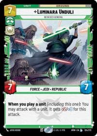Luminara Unduli - Besieged General - Homeworlds - Star Wars: Unlimited card