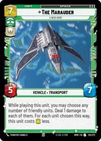 The Marauder - A New Home - Homeworlds - Star Wars: Unlimited card