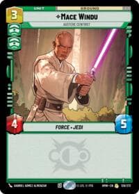 Mace Windu - Austere Centrist - Homeworlds - Star Wars: Unlimited card