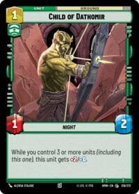 Child of Dathomir - Homeworlds - Star Wars: Unlimited card