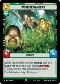 Wookiee Rangers - Homeworlds - Star Wars: Unlimited card