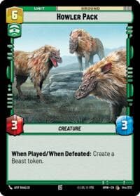 Howler Pack - Homeworlds - Star Wars: Unlimited card