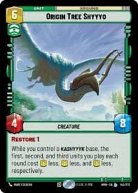 Origin Tree Shyyyo - Homeworlds - Star Wars: Unlimited card