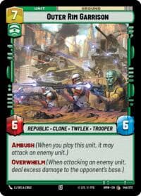 Outer Rim Garrison - Homeworlds - Star Wars: Unlimited card