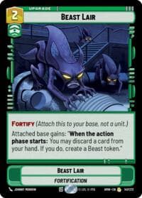 Beast Lair - Homeworlds - Star Wars: Unlimited card