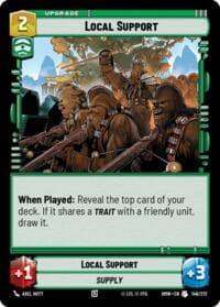 Local Support - Homeworlds - Star Wars: Unlimited card