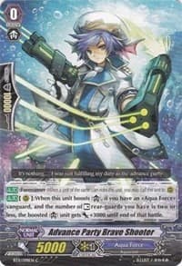 Advance Party Brave Shooter - BT11: Seal Dragons Unleashed - Cardfight Vanguard card