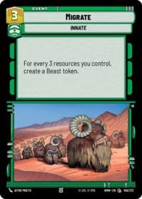 Migrate - Homeworlds - Star Wars: Unlimited card