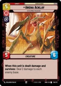 Arena Acklay - Screaming Predator - Homeworlds - Star Wars: Unlimited card