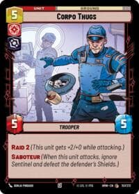 Corpo Thugs - Homeworlds - Star Wars: Unlimited card