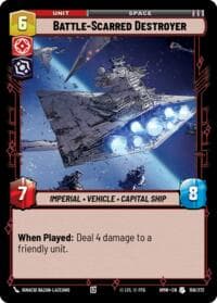Battle-Scarred Destroyer - Homeworlds - Star Wars: Unlimited card