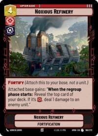 Noxious Refinery - Homeworlds - Star Wars: Unlimited card