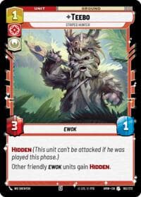 Teebo - Striped Hunter - Homeworlds - Star Wars: Unlimited card