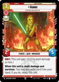 Gungi - Fighting for Kashyyyk - Homeworlds - Star Wars: Unlimited card