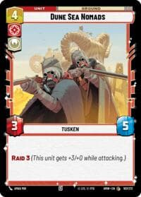 Dune Sea Nomads - Homeworlds - Star Wars: Unlimited card