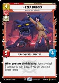 Ezra Bridger - What Are You Afraid Of? - Homeworlds - Star Wars: Unlimited card