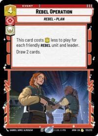 Rebel Operation - Homeworlds - Star Wars: Unlimited card