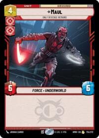 Maul - Only Revenge Remains - Homeworlds - Star Wars: Unlimited card
