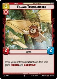 Village Troublemaker - Homeworlds - Star Wars: Unlimited card