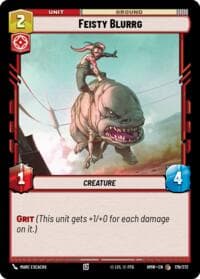Feisty Blurrg - Homeworlds - Star Wars: Unlimited card