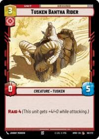 Tusken Bantha Rider - Homeworlds - Star Wars: Unlimited card
