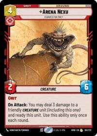 Arena Nexu - Starved for Prey - Homeworlds - Star Wars: Unlimited card