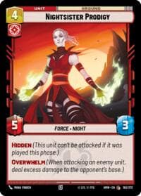 Nightsister Prodigy - Homeworlds - Star Wars: Unlimited card