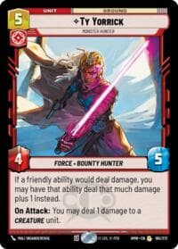 Ty Yorrick - Monster Hunter - Homeworlds - Star Wars: Unlimited card