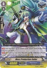 Mass Production Sailor - BT11: Seal Dragons Unleashed - Cardfight Vanguard card