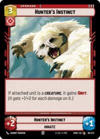 Hunter's Instinct - Homeworlds - Star Wars: Unlimited card