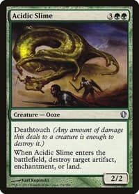Acidic Slime - Commander 2013 - Magic: The Gathering card