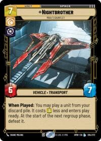 Nightbrother - Maul's Gauntlet - Homeworlds - Star Wars: Unlimited card