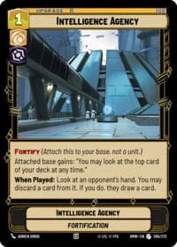 Intelligence Agency - Homeworlds - Star Wars: Unlimited card