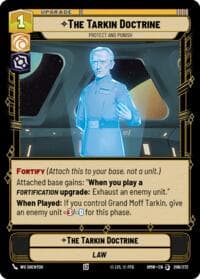 The Tarkin Doctrine - Protect and Punish - Homeworlds - Star Wars: Unlimited card