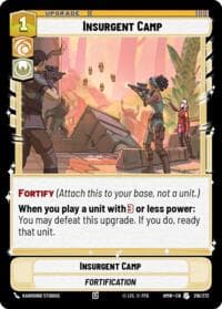 Insurgent Camp - Homeworlds - Star Wars: Unlimited card