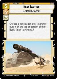 New Tactics - Homeworlds - Star Wars: Unlimited card