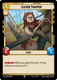 Clever Trapper - Homeworlds - Star Wars: Unlimited card