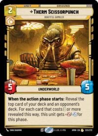 Therm Scissorpunch - Boastful Gambler - Homeworlds - Star Wars: Unlimited card