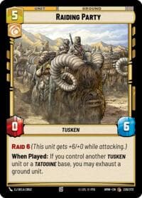Raiding Party - Homeworlds - Star Wars: Unlimited card