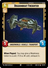 Dragonboat Freighter - Homeworlds - Star Wars: Unlimited card