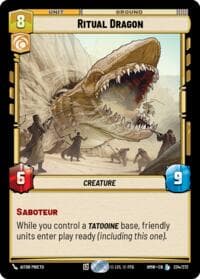 Ritual Dragon - Homeworlds - Star Wars: Unlimited card