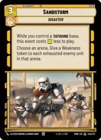 Sandstorm - Homeworlds - Star Wars: Unlimited card