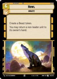 Howl - Homeworlds - Star Wars: Unlimited card