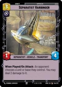 Separatist Harbinger - Homeworlds - Star Wars: Unlimited card