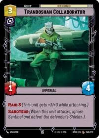 Trandoshan Collaborator - Homeworlds - Star Wars: Unlimited card