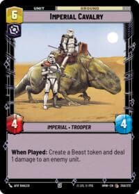 Imperial Cavalry - Homeworlds - Star Wars: Unlimited card