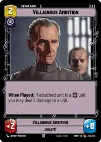 Villainous Ambition - Homeworlds - Star Wars: Unlimited card